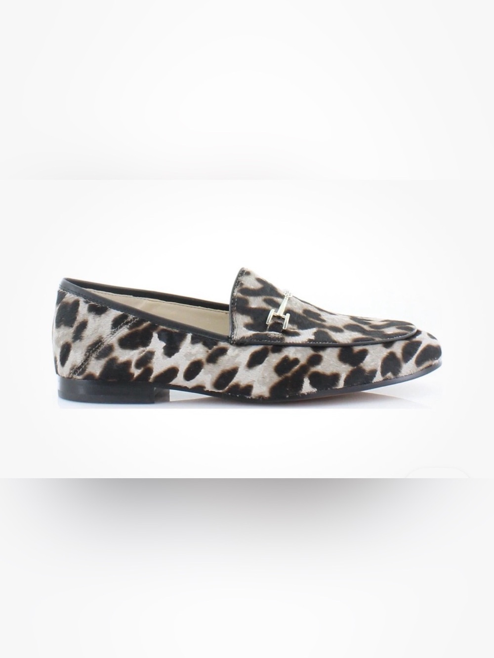 Sam Edelman Loraine Calf-Hair Bit Buckle Shoes Loafers Leopard Cheetah 6